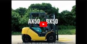 Komatsu AX50/BX50 – Gas and Diesel Forklift